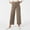 Brown, variant on Twill Cropped Wide Leg Pant Plus Size Wide Leg Petite Crop Trousers Stretch Capri Jeans Ankle Denim Pants Women Casual Pants for Women Work Women Winter Pants plus Size Casual 3xl Casual Pants
