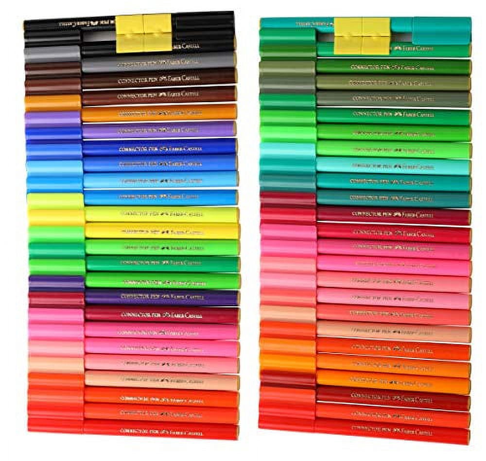 Faber Castell Connector Pens, Multicolor - Pack of 50
