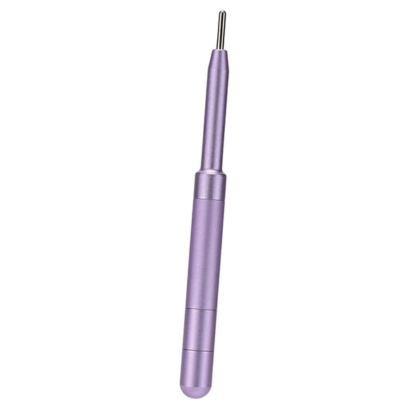 Zentra Outil de Massage de Réflexologie Faciale en Alliage d'Aluminium Portable pour Main Bouche Poignet Violet
