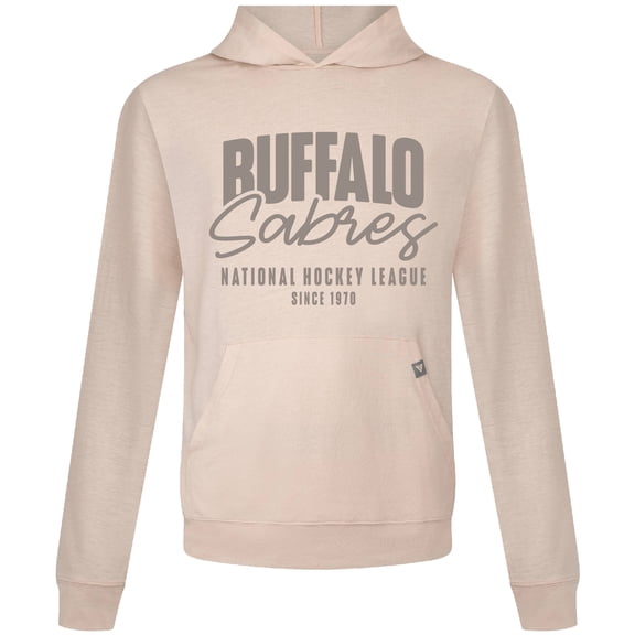 Men's Levelwear Khaki Buffalo Sabres Relay Response Pullover Hoodie