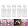 thumbnail image 2 of 12pcs Transparent Wide Mouth 200ml PET Juice Drink Milk Yogurt Storage Bottles, 2 of 4