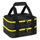 thumbnail image 3 of Bolsa de viaje negra con cremallera, bolsa organizadora de doble capa para baterías externas, camping, viajes por carretera, cables de carga y, 3 of 9