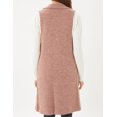 thumbnail image 4 of Chaleco tejido con botones color Rosa AMAD Casual para mujer Talla S, 4 of 5