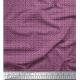 thumbnail image 1 of Soimoi Poly Georgette Fabric Abstract Block Printed Fabric 1 Yard 42 Inch Wide, 1 of 3
