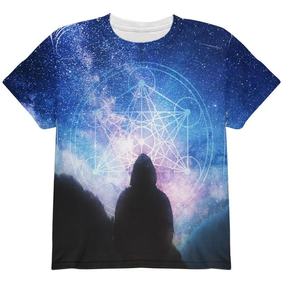 La Fin du Monde Metatron's Cube All Over Youth T Shirt Multi YXL