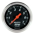 thumbnail image 1 of Autometer 1477 Designer Black In Dash Electric Tachometer, 1 of 2