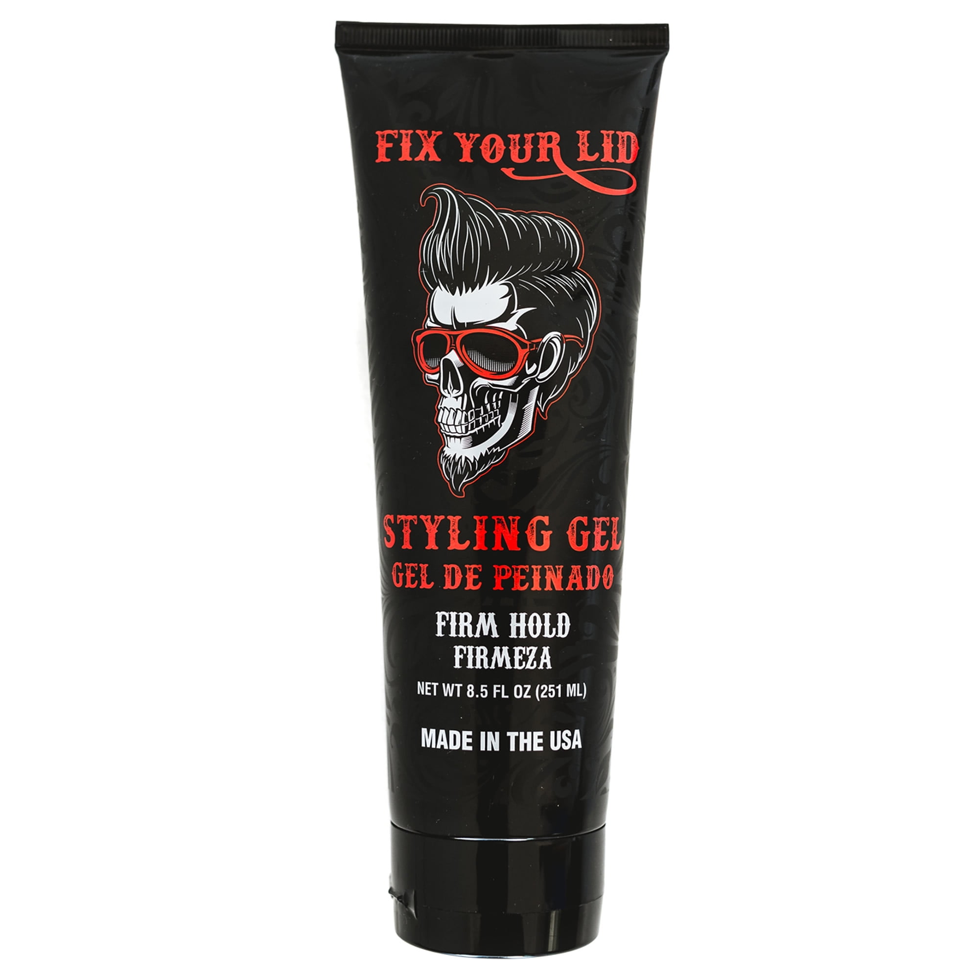 (2 pack) Fix Your Lid Firm Hold High Shine Hair Styling Gel, 8.5 fl oz