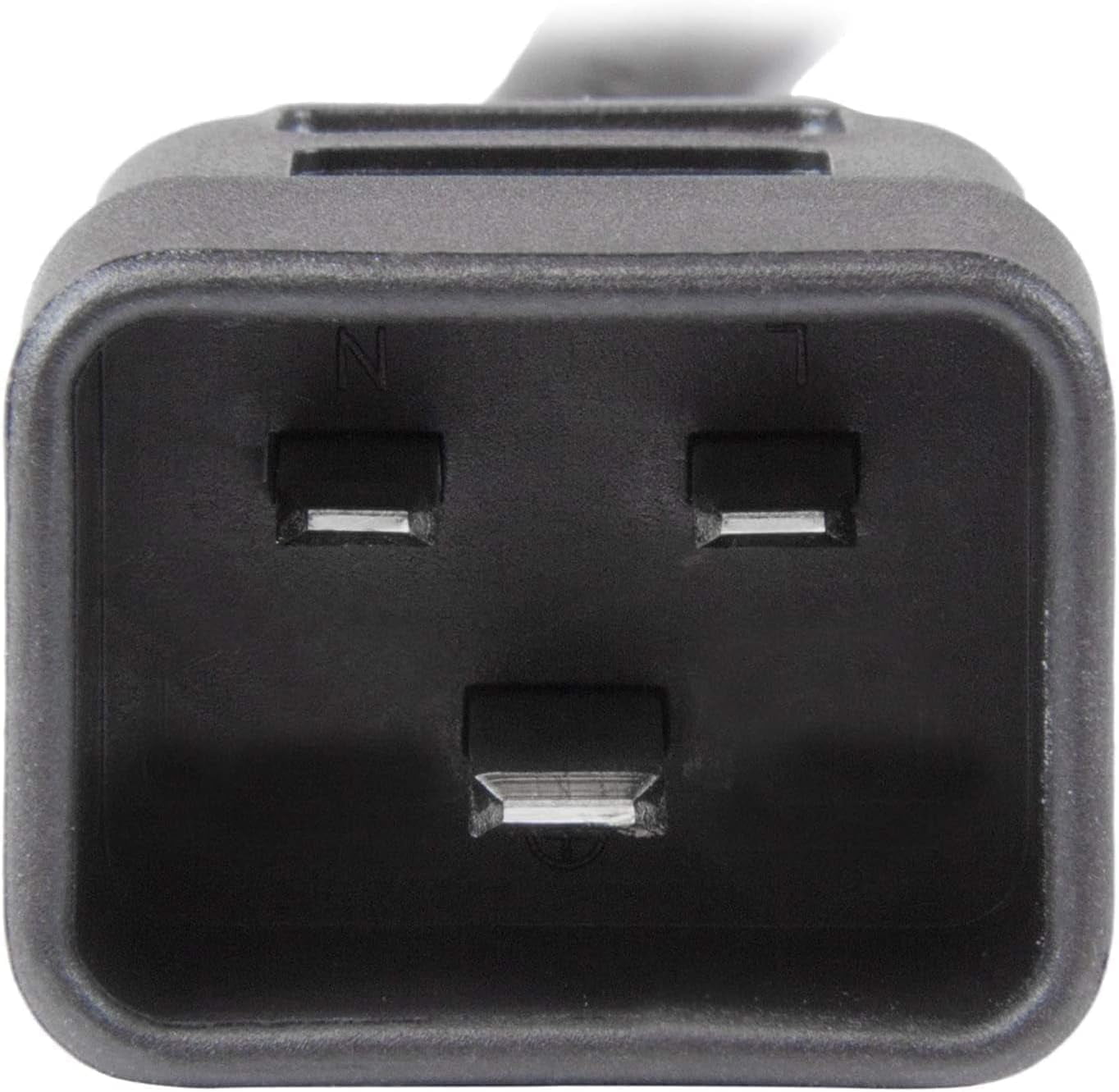 C20 to SAF-D-Grid T-Latch Power Cord, SAF-D-Grid T-Latch Plug to IEC 320 C20 SJT 16AWG,10ft/3m (C20 to Saf-D-Grid)
