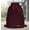 claret, variant on Lightweight Waterproof Drawstring Sports Backpack Gym Sack for Men Women Travel Running