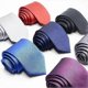 thumbnail image 2 of Solid color tie formal scarf for men (8cm)[HK] blue, 2 of 2