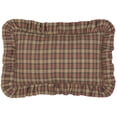 thumbnail image 5 of VHC Brands Crosswoods Plaid Cotton Primitive Bedding 22x14 Filled Pillow, Natural Tan, 5 of 5