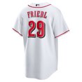 thumbnail image 3 of Men's Nike TJ Friedl White Cincinnati Reds Home Replica Jersey, 3 of 3