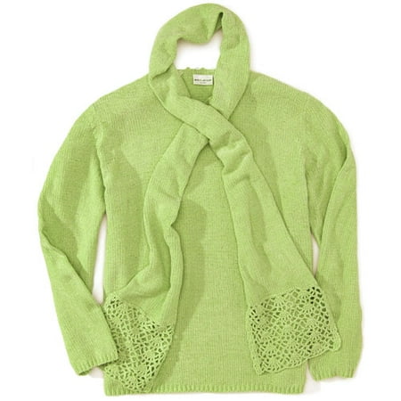 White Stag - Women's Plus Delicate Chenille Sweater & Scarf