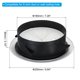 thumbnail image 2 of Uxcell 8 Inch Round Air Vent, Adjustable Ceiling Diffuser Grill Cover ABS Louver Soffit Vent with Screen White, 2 of 5