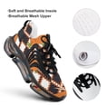thumbnail image 4 of European Retro Pattern Walking Shoes for Men Woman Lightweight Tennis Fashion Elastic Sports Shoes Cushion Basketball Shoes, 4 of 7