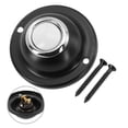 thumbnail image 5 of 1pcs Round Metal Doorbell Push Button Black Wired Lighted Up LED For Home Front Door 1.5 Inches Two Holes Doorbells New, 5 of 6
