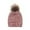 Pink, variant on Hat Protective Winter Accessory for Men and Women Crafted in Soft Wool Knit for Cold Weather and Everyday Wear Pink,A