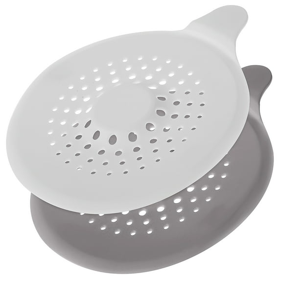 WHAMVOX Drain Hair Catchers 2Pcs in TPE for Households with Clog Protection