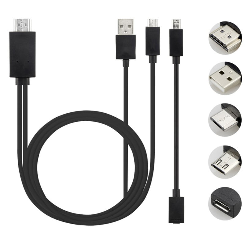 1080p MICRO USB TO HDMI MHL CABLE ADAPTER FOR LG G3 G2 Xperia Z ZR Z1 Z2 IM750 