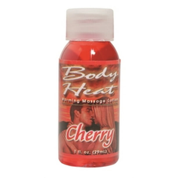 Body Heat Warming Massage Lotion 1 Fl. Oz. Cherry