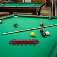 thumbnail image 4 of HONMEET 2Sets Wall Mount Pool Stick Holder Rack 6 Slot Wooden Cue Organizer in Dark Red for Game Room, 4 of 6