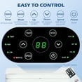 thumbnail image 5 of HOMCOM 10000 BTU Portable Air Conditioner Evaporative Cooler, White, 5 of 9