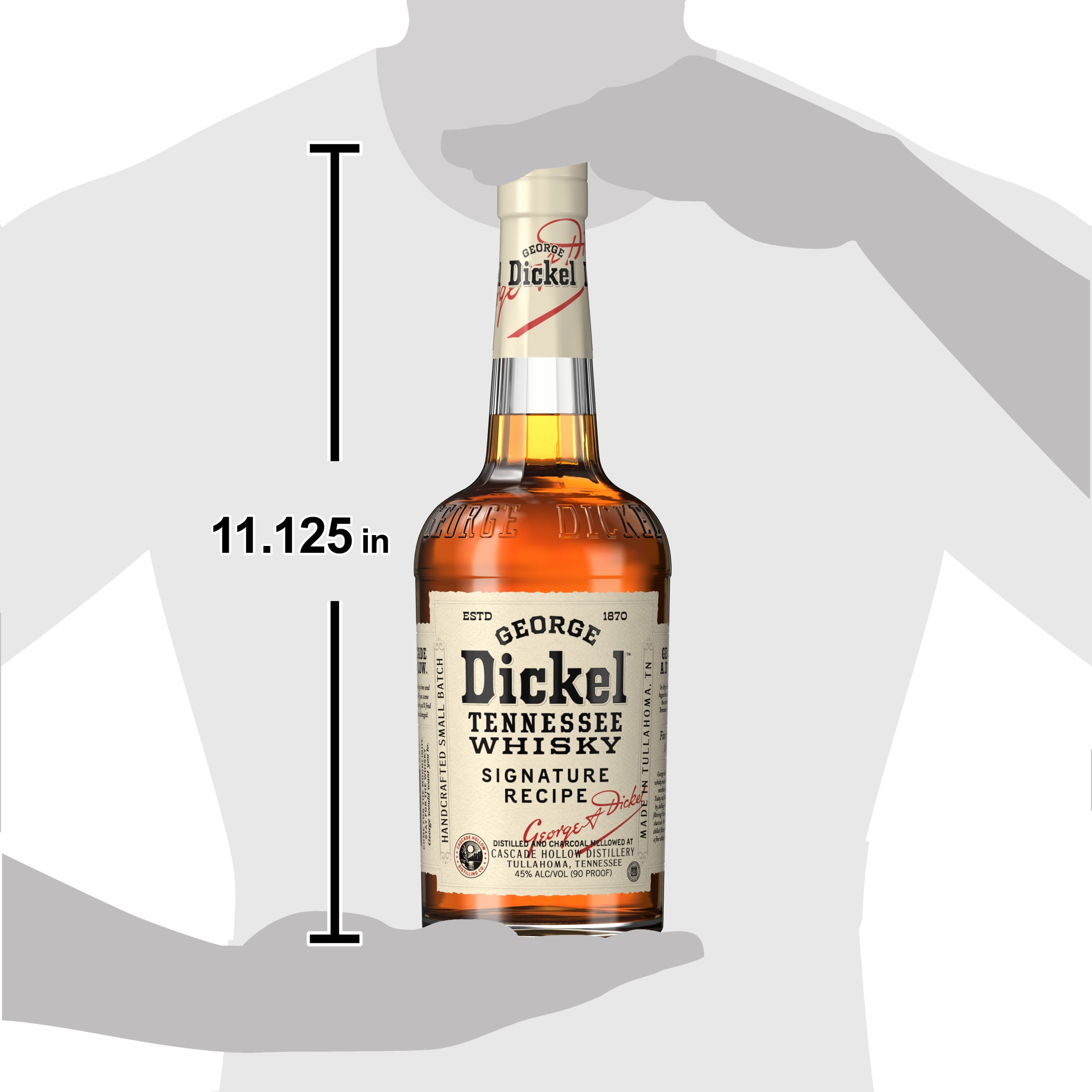 George Dickel Signature Recipe Tennessee Whisky, 750 mL, 45% ABV