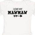 thumbnail image 4 of Inktastic I Love My Mawmaw with Arrow Boys or Girls Long Sleeve Baby Bodysuit, 4 of 5