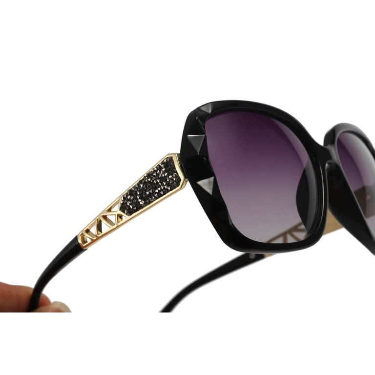 Women\'s Vintage Sunglasses Retro Trendy Style UV400 Classic Oversized Womens Retro Oversized Sunglasses Vintage Designer UV400  main image 3