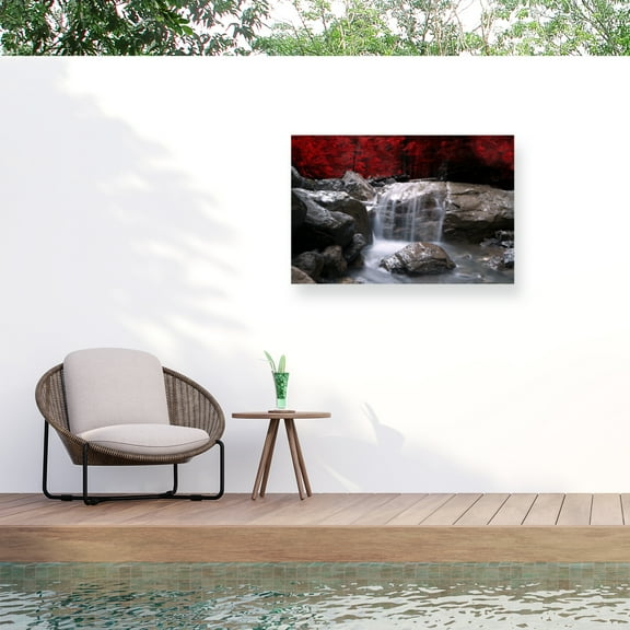 Philippe Sainte 'Red Vison' Outdoor All-Weather Wall Decor