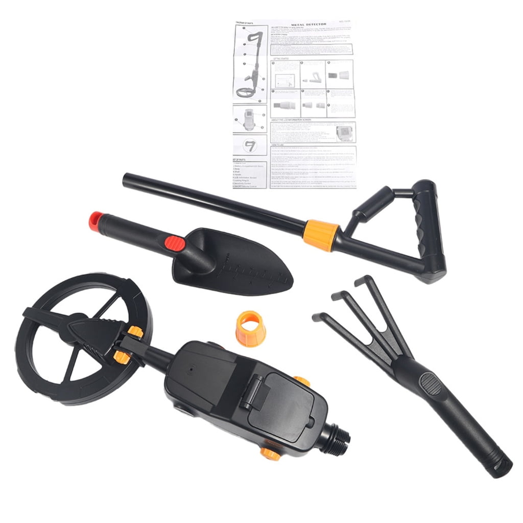 Outdoor Metal Detectors with LCD Screen Depth Indication Child Safe Metal Detectors set Upgrades for Begin Explorers
