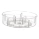 thumbnail image 2 of Organizador de cocina giratorio, contenedor de almacenamiento transparente, contenedor de alimentos, soporte para cosméticos, versátil para café, Estilo D, 2 of 8
