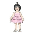 thumbnail image 6 of Butterick Sewing Pattern 6936 - Toddlers' Overalls and Dress, Size: A (1/2-1-2-3-4), 6 of 7