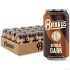 oatmeal dark na craft brew - 24 pack x 12 fl oz cans - low-calorie, gabf silver medal winner