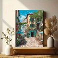 thumbnail image 6 of European Street Cafe Canvas Print Villa Hotel Home Wall Art, 6 of 8