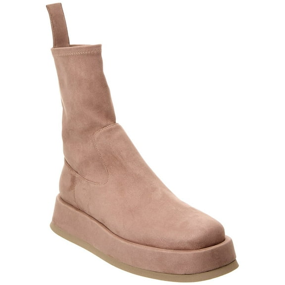 Gia Borghini Rosie 22 Suede Platform Boot, 40, Brown