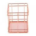 thumbnail image 1 of Desk Drawer Organizer Rose Gold Wire Basket Metal Mesh Holder for Storage Cosmetic Stationery, 1 of 2
