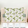thumbnail image 3 of Kainsy Frog Blanket for Baby Boys Girls Frog Print Throw Blankets for Kids Frog Gifts for Frog Lover Soft Cozy Flannel Fleece Blanket Gifts Newborn Toddler(60"x80"), 3 of 8