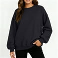 thumbnail image 6 of Sweatshirt for Women Oversized Crewneck Long Sleeve Pullover Fleece Top 2025 Fall Winter Fashion Outfits Clothes,Size S-2XL, 6 of 6