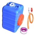 thumbnail image 1 of Contenedor de agua potable Tanque de almacenamiento de agua de emergencia con asa Jarra de almacenamiento de agua potable Grado alimenticio engrosado color azul 55 gatos shamjiam Contenedor de bebidas de campamento, 1 of 8