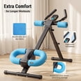 thumbnail image 3 of BOGYKIK Adjustable Ab Machine for Home Gym, Foldable Ab Trainer with 2 Incline Levels, 5 Height Adjustments, LCD Display, Knee & Elbow Protection, 440 lbs Capacity, 3 of 5