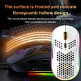 thumbnail image 1 of fashionhome Game Mouse USB Wired RGB Light Gaming Mouse DPI Adjustable Portable Computer Accessory, White White, 1 of 6