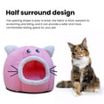thumbnail image 3 of vnanda Dog Nest House Pet Nest Cartoon Shaped Kennel Hideout Soft Warm Comfortable Semi-closed Cats Dogs House Pet Supplies, 3 of 8