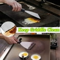 thumbnail image 3 of 2 PCS 9.5 Inch Stainless Steel Griddle Scraper, ABS Handle Grill Chopper, 3 of 4