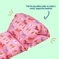 thumbnail image 2 of Wildkin Kids Microfiber Floor Lounger – Travel-Friendly, Sleepovers, Pillow Not Included - Horses, 2 of 6
