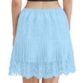 thumbnail image 1 of WRKEKC Flowy Skirts for Women Ballet Core Layered Ruffle Hem Mini Skirt with Sheer Mesh and Tiered Design, 1 of 5