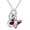 Pink, variant on AOBOCO Sterling Silver Infinity Butterfly Pendant Necklace Embellished with Crystals from Austria, Anniversary Birthday Gifts for Butterflys Lovers, Fine Jewelry Gifts for Women