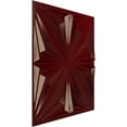 thumbnail image 2 of 19 5/8"W x 19 5/8"H Asher EnduraWall Decorative 3D Wall Panel, Gloss Merlot (Covers 2.67 Sq. Ft.), 2 of 6