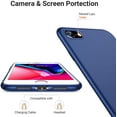 thumbnail image 2 of Slim Fit for iPhone SE 2022 Case (3rd Gen), iPhone SE 3 Case 2022, iPhone SE Case 2020, iPhone 7 8 Case, Ultra Thin Lightweight Matte Hard PC iPhone SE 2022 Phone Case 4.7, Space Black, 2 of 5