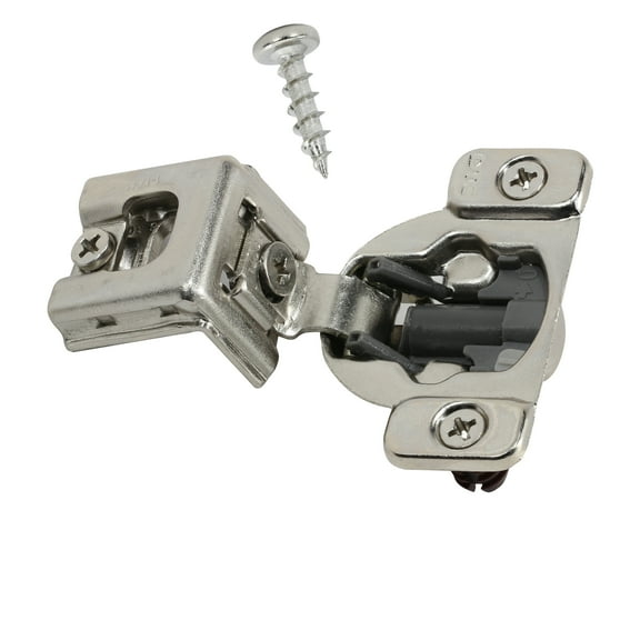 10 Pack DTC 1-1/4" Overlay Soft Close 105 Degree 2 Cam Press In Face Frame Cabinet Hinge